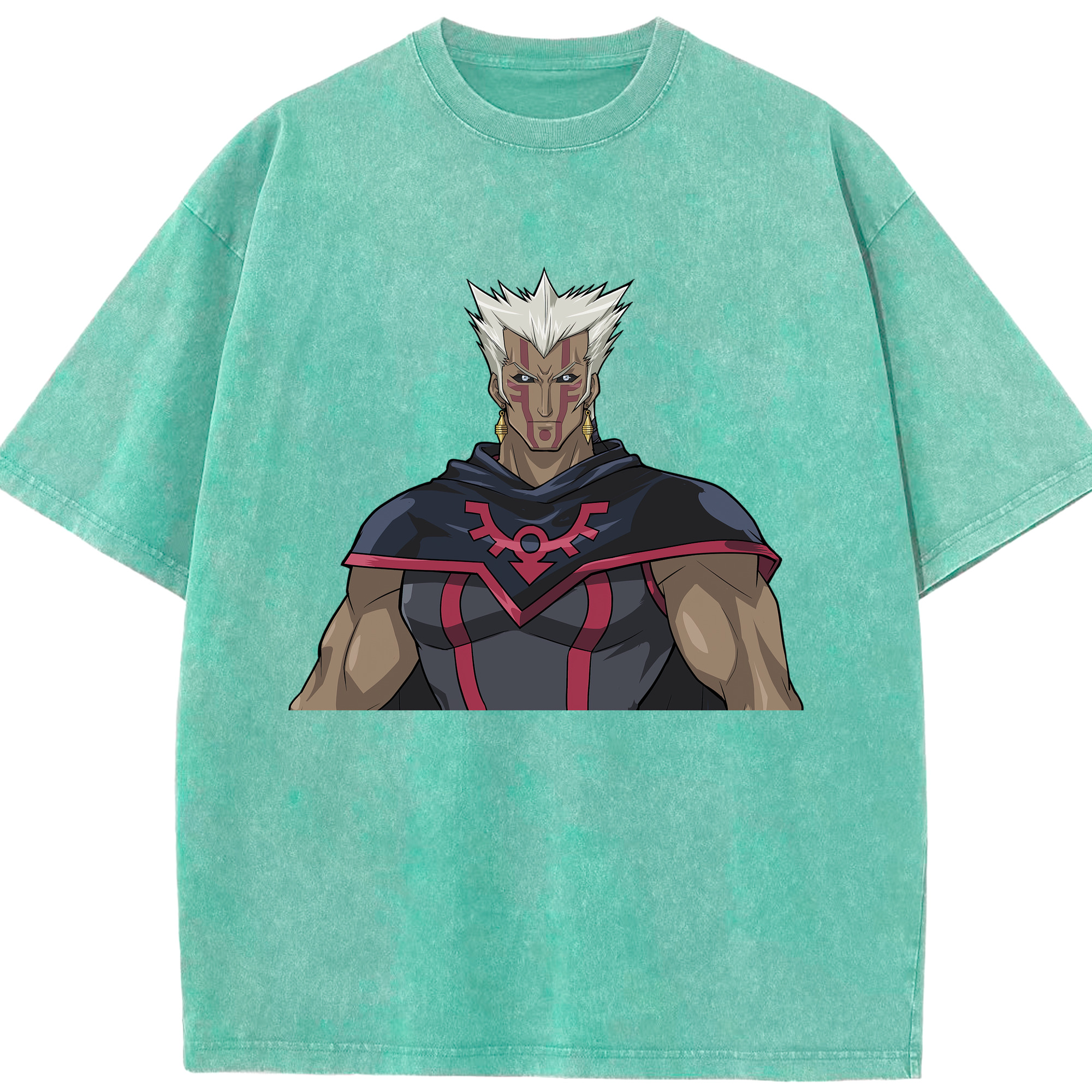（画像用） 遊☆戯☆王 Yu-Gi-Oh! 綿100% ヴィンテージ風 半袖Tシャツ（フロントプリント）